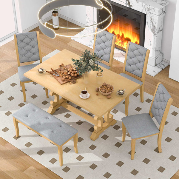 One Allium Way® Kailin 6 Piece Dining Set Wayfair